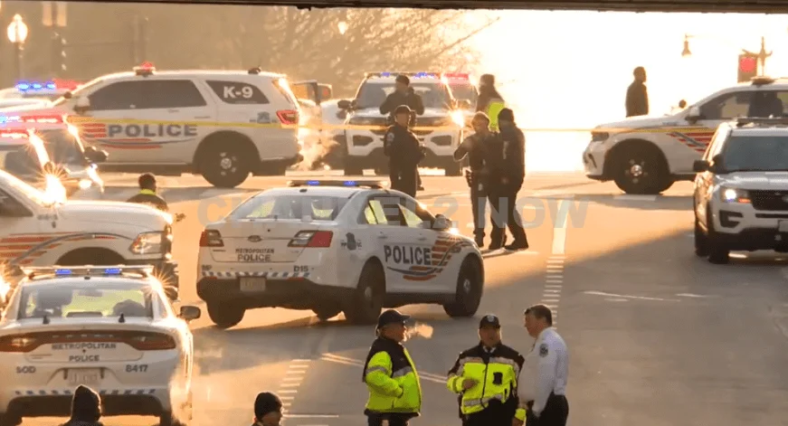 A suspect is dead, and three police officers are recovering after a shooting in Northeast Washington, D.C., early Monday morning. The incident occurred on Florida Avenue NE, near the NoMa-Gallaudet U Metro station, according to D.C. Police Chief Pamela Smith.  Police responded around 4:38 a.m. to a report of a man with a firearm in the lobby of an apartment building in the 300 block of Florida Avenue NE. Upon arrival, officers encountered the male suspect in the building lobby